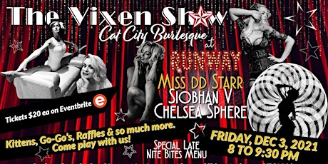 The Vixen Show | Cat City Burlesque at Runway