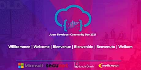Hauptbild für Azure Developer Community Day 2021 #AzDevCom2021 Online