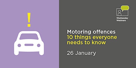 Motoring offences - 10 things everyone needs to know tickets