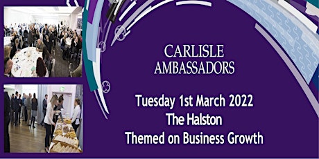 Carlisle Ambassadors' Meeting 1st March 2022 - The Halston tickets