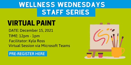 Principal's Office Wellness Wednesdays Series - Virtual Paint primary image