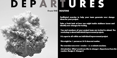 Departures From The Routine \\: [Creative Problem Solving Workshop]]]] tickets