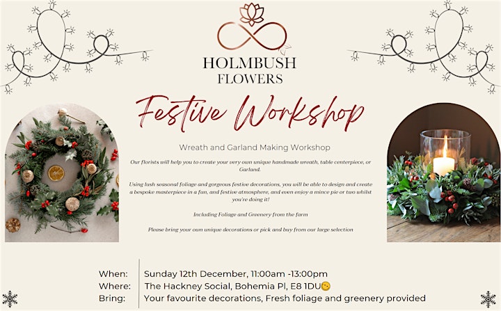 
		Festive Workshop - Wreath & Garland Making image

