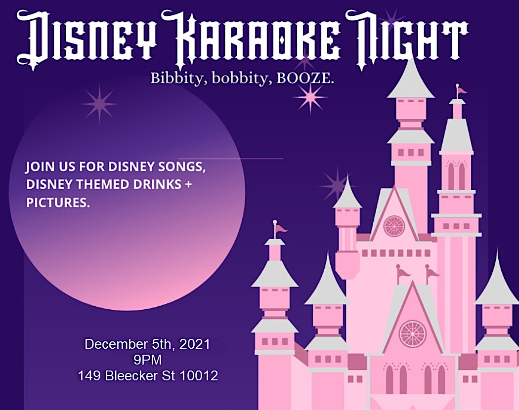 Disney Karaoke Night