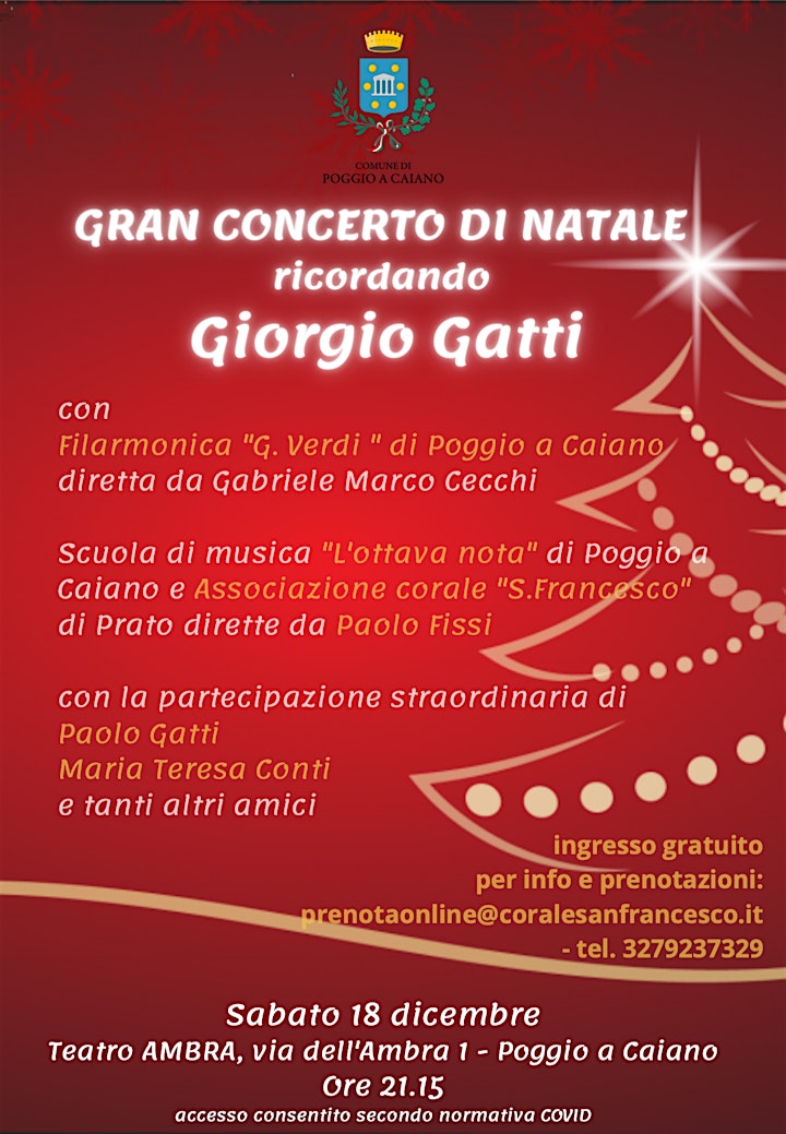 Immagine Gran Concerto di Natale (ricordando Giorgio Gatti)