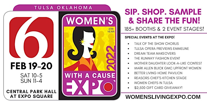 
		Tulsa Women's Expo With A Cause 2022 image
