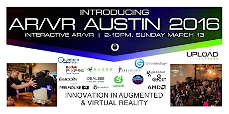 AR/VR Austin 2016 | Interactive Experiences in AR & VR @ Vuka Austin primary image