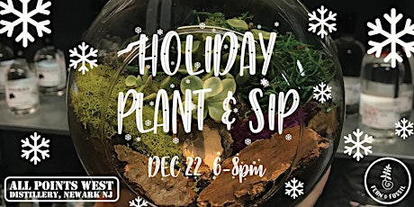 Holiday Plant & Sip with Fern & Fossil