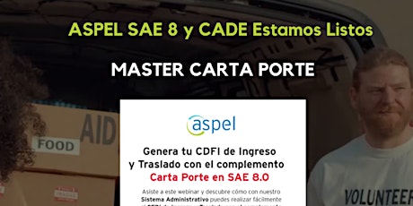 Imagen principal de Master Carta Porte de Ingresos y de Trasladó con Aspel SAE 8