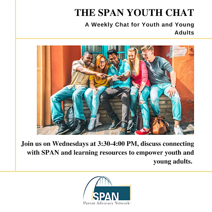 
		The SPAN Youth Chat, Ages 13 & Up image
