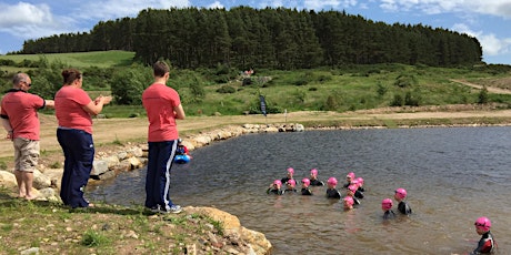 Knockburn Loch: Junior Open Water Come and Try.  Scottish Swimming Series.