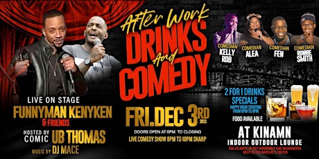 Afterwork drinks and comedy