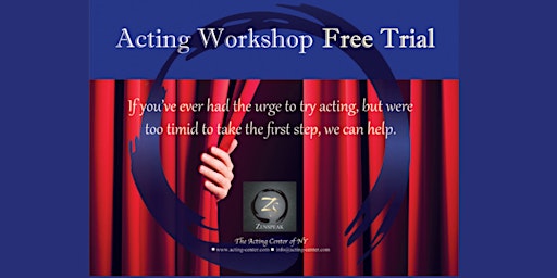 Acting - NYC - Virtual Free Trial Class primary image