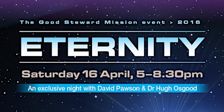 "Eternity" - an exclusive night with David Pawson & Dr Hugh Osgood primary image