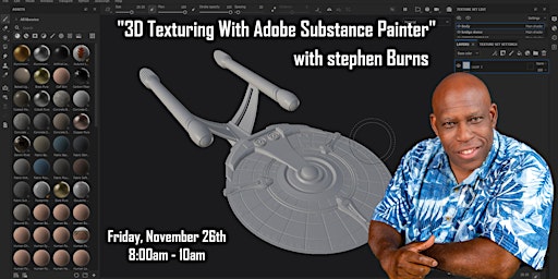 Imagen principal de Texturing With Adobe Substance Painter" Part 1 (Recording)