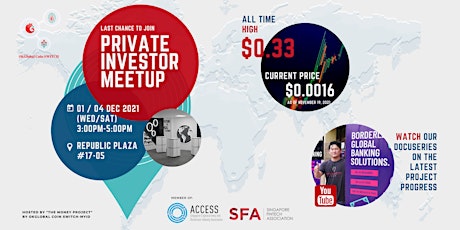 Private Investor Meetup (Physical Event)