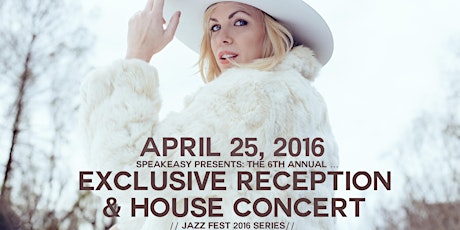 Speakeasy Presents: Kristin Diable Exclusive Reception & House Concert //Jazz Fest 2016 Series // primary image