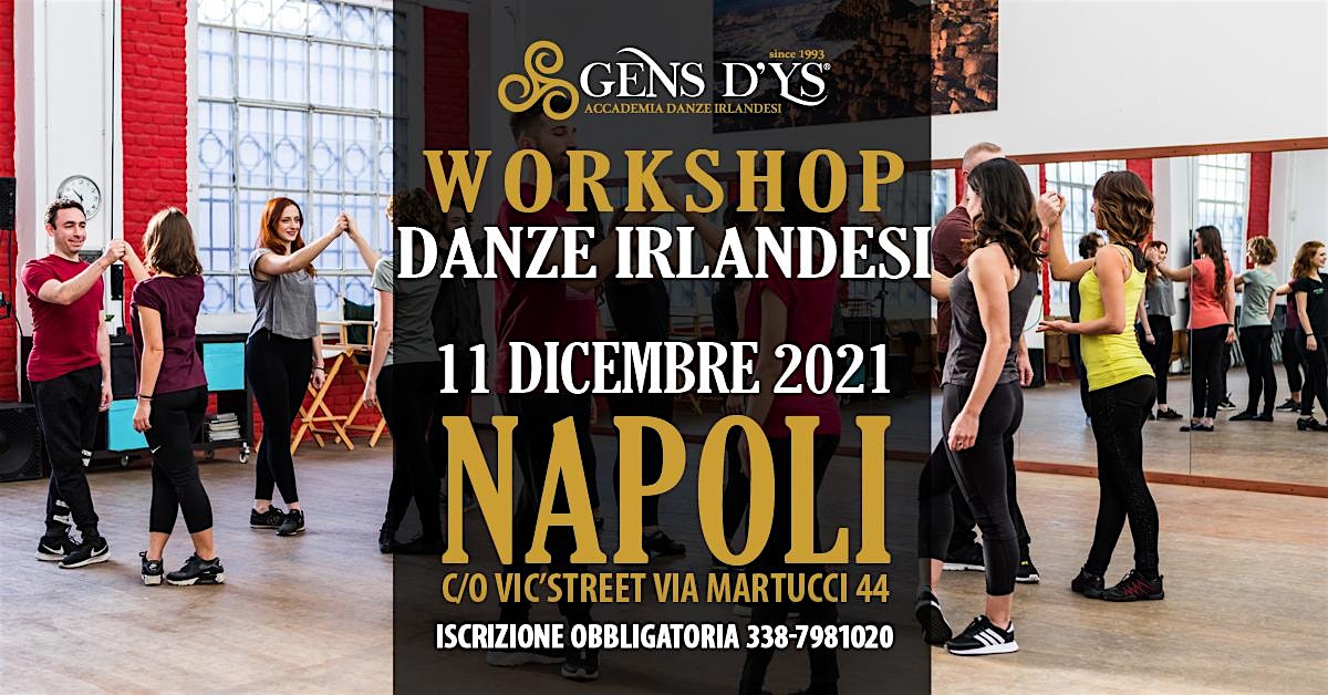 SAT, DEC 11, 2021 - Napoli - Danze Irlandesi