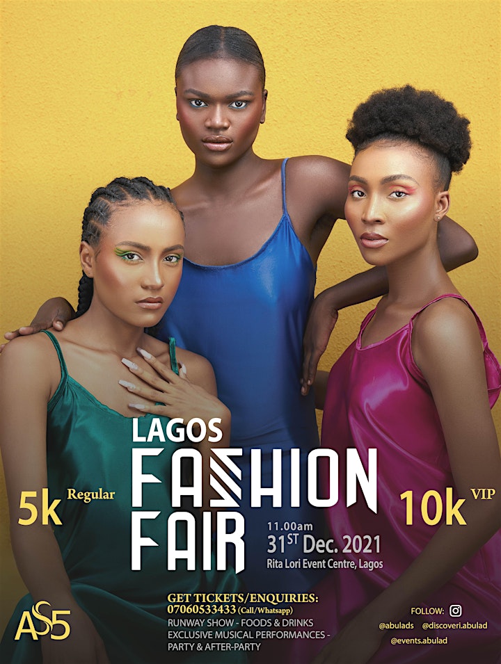 
		Lagos Fashion Fair - AS5 - ABULAD Event image
