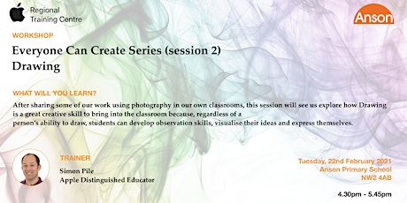 Everyone Can Create Series (session 2): Drawing primary image