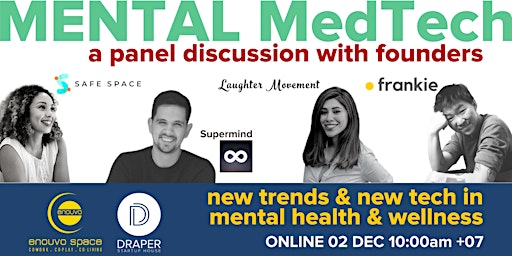 MENTAL MedTech: online founder's panel on new tech in mental health  primärbild