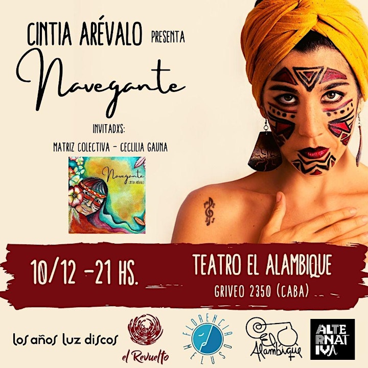 
		Imagen de Cintia Arévalo presenta "Navegante" en el Teatro El Alambique
