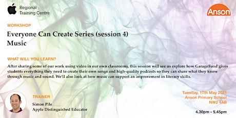Everyone Can Create Series (session 4): Music primary image
