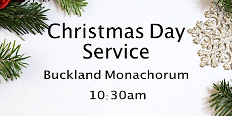 Christmas Day Service at St. Andrew's Church, Buckland Monachorum primary image