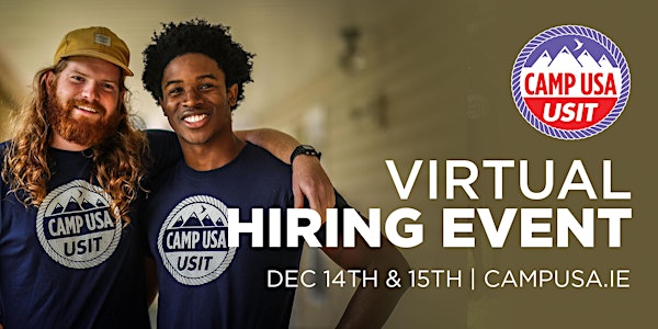USIT Camp USA Virtual Hiring Event | 14th & 15th Dec