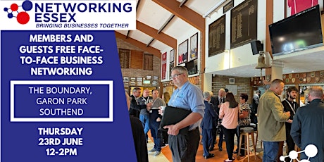 (FREE) Networking Essex Southend Thursday 23rd June 12pm-2pm