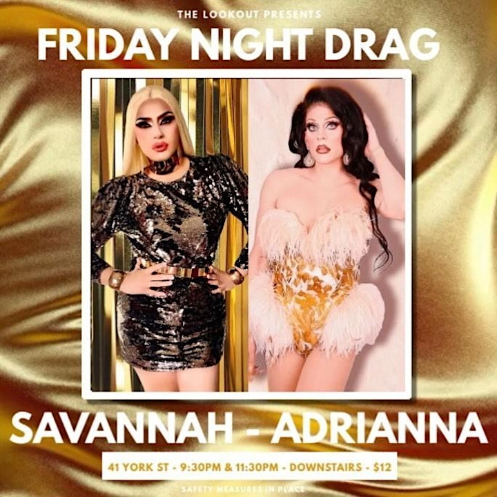 
		Friday Night Drag - Savannah Couture & Adrianna Exposee - 9:30pm Downstairs image
