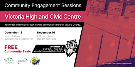 Community Engagement Sessions - Victoria Highland Civic Centre
