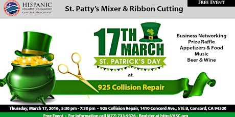 Hispanic Chamber St. Patty's Mixer at 925 Collision Repair primary image