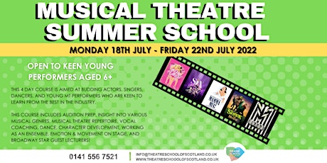 Musical Theatre | Summer School tickets