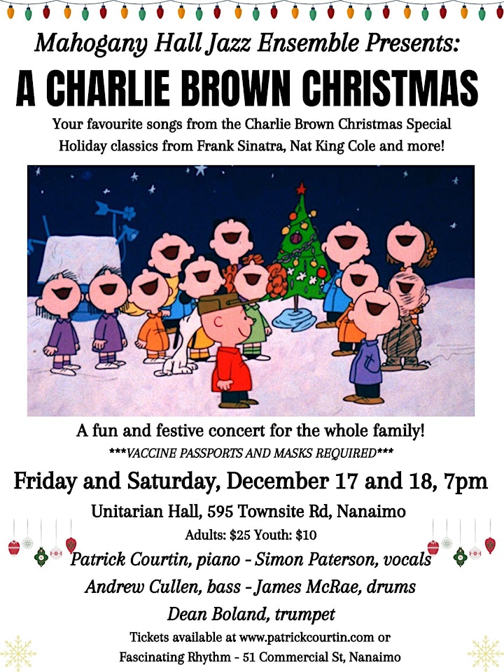 Charlie Brown Christmas Concert with the Mahogany Hall Jazz Ensemble image