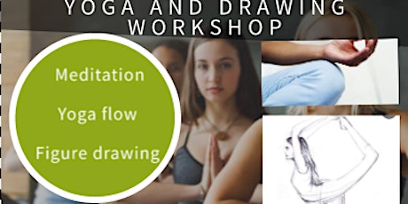 Get creative and flow ;Yoga ,meditation and mindful figure drawing tickets