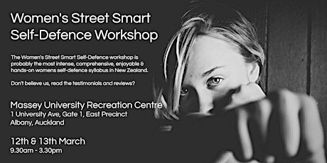 Women's Street Smart Self-Defence Workshop - Massey University, Albany primary image