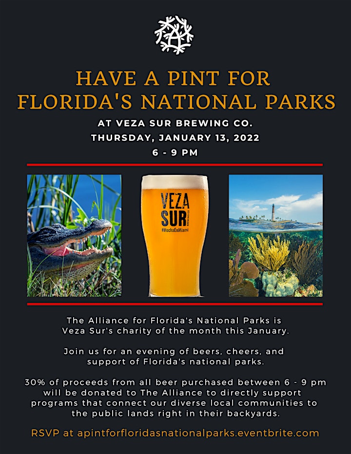 A Pint for Florida's National Parks at Veza Sur Brewing Co. image