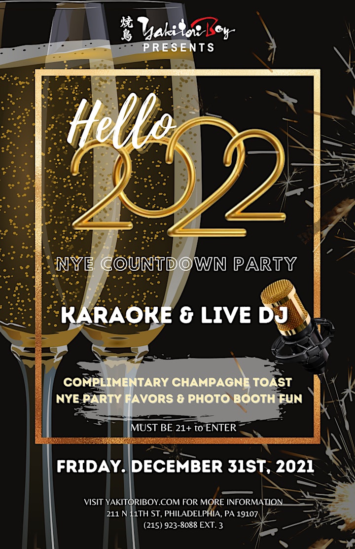 Yakitori Boy Presents: Hello 2022 [NYE Countdown Party] image
