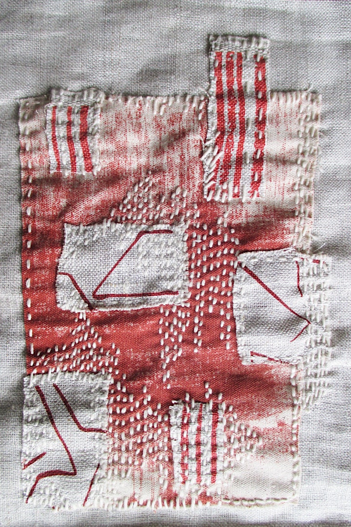 
		Slow Stitch Textile Art and Brooch Workshop with Pip Steel image
