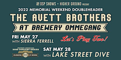 The Avett Brothers (Night 2) w/ special guests Lake Street Dive