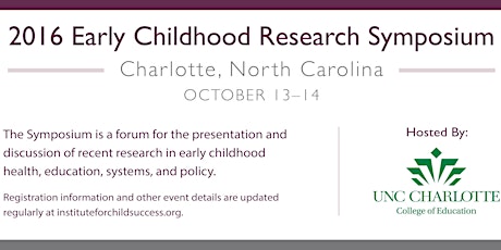 ICS 2016 Early Childhood Research Symposium primary image