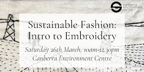 Sustainable Fashion: Intro to Embroidery tickets