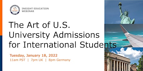 The Art of University Admissions for International Students tickets