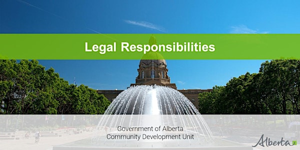 Board Development Program - Legal Responsibilities Webinar