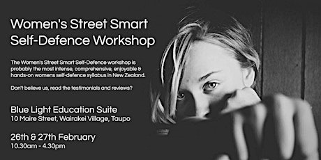 Women's Street Smart Self-Defence Workshop - Taupo tickets