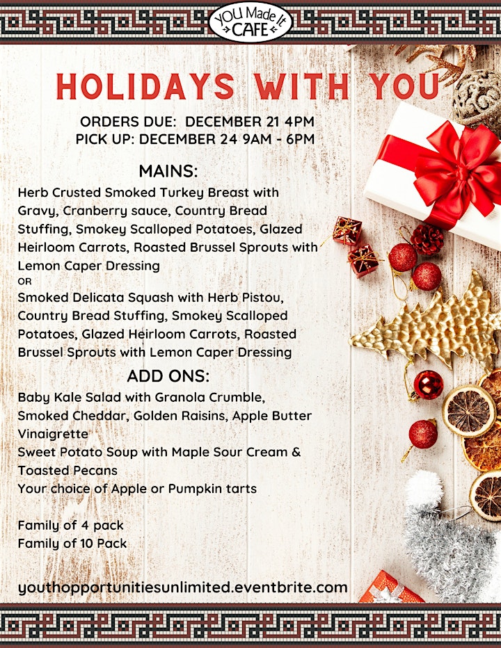 
		Holiday Dinner with YOU image
