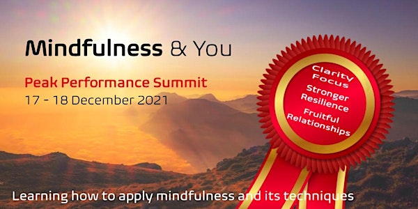 Mindfulness & You Summit (17 & 18 Dec 2021) - Energia