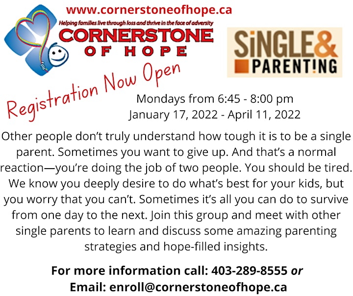 Single & Parenting at Cornerstone of Hope image