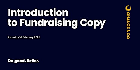 Introduction to Fundraising Copy tickets